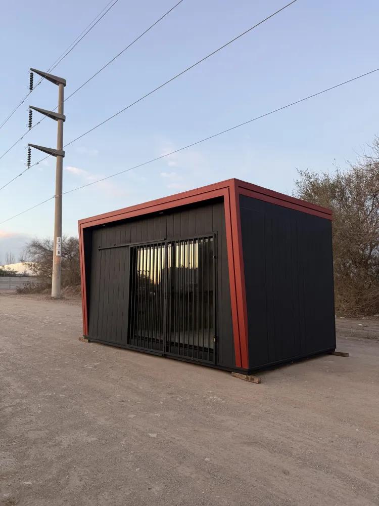 Oficina modular de 15 m² con baño